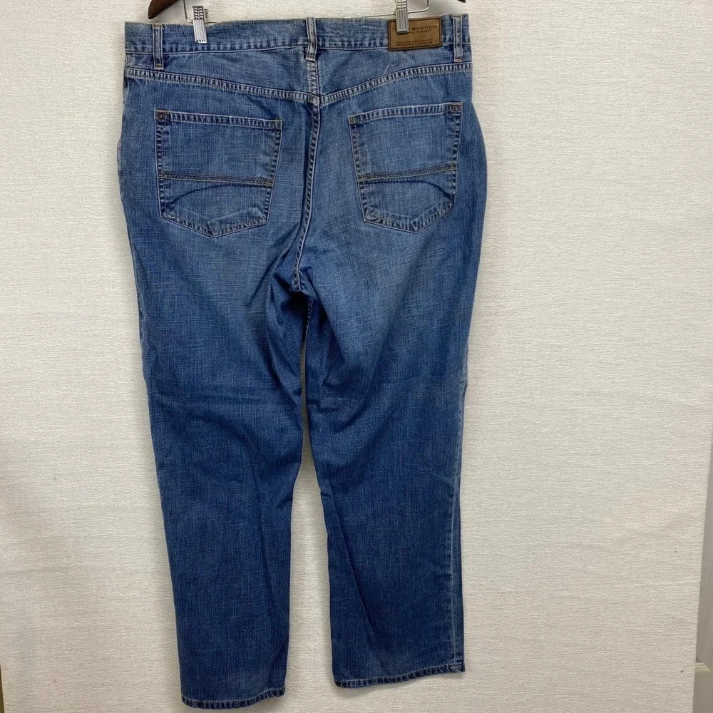 Tommy Hilfiger‎ Mens Jeans Blue Denim 40x32 Regular Fit Cotton Vintage Y2K 90s